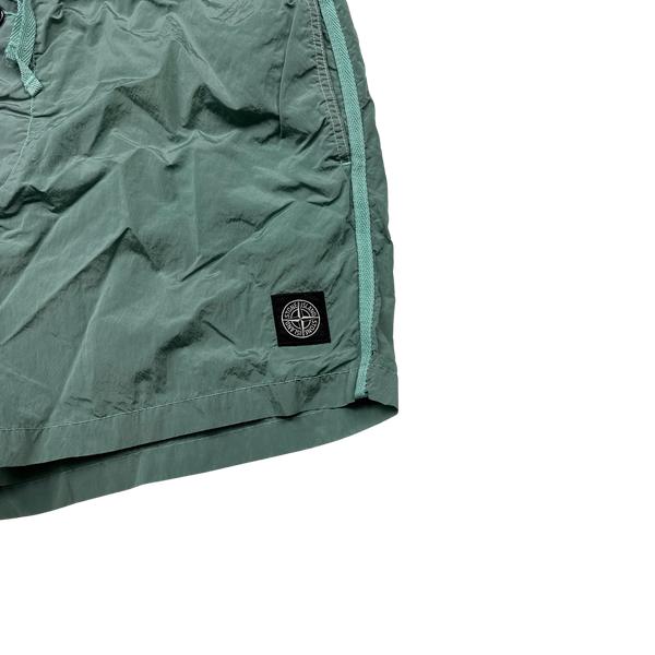 Stone Island 2021 Green Nylon Metal Swim Shorts - XL