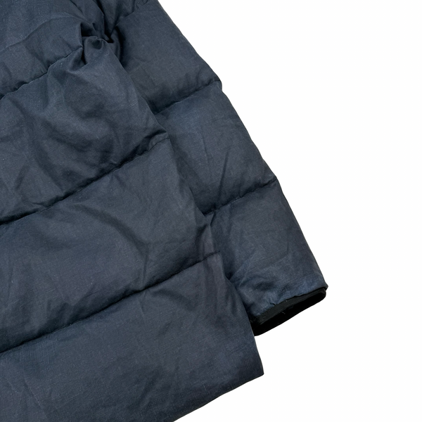 Stone Island 2019 Navy Lino Resinato Down -TC Puffer Jacket - XL