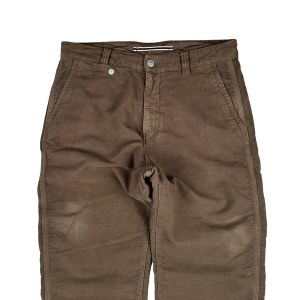 Stone Island Marina Moleskin Lo Fit Cotton Cargo Trousers - Medium