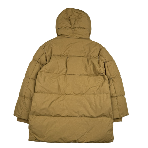 Adidas Spezial X CP Company Camel Down Puffer Spellout Jacket - Large