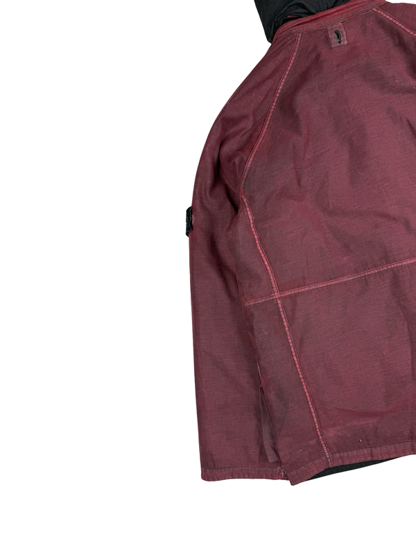 Stone Island Vintage 2003 Lino Flax Dutch Rope Dual Layer Reversable Parka Jacket - Large
