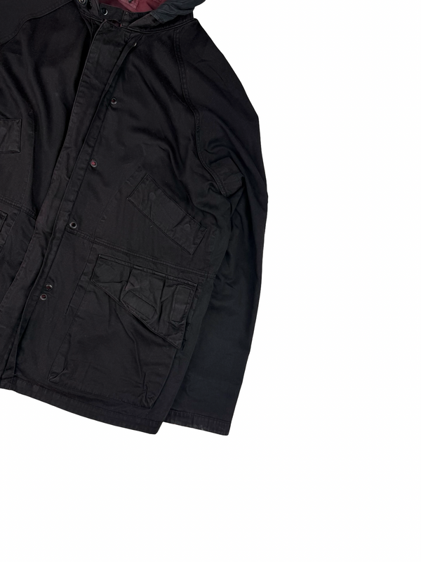 Stone Island Vintage 2003 Lino Flax Dutch Rope Dual Layer Reversable Parka Jacket - Large