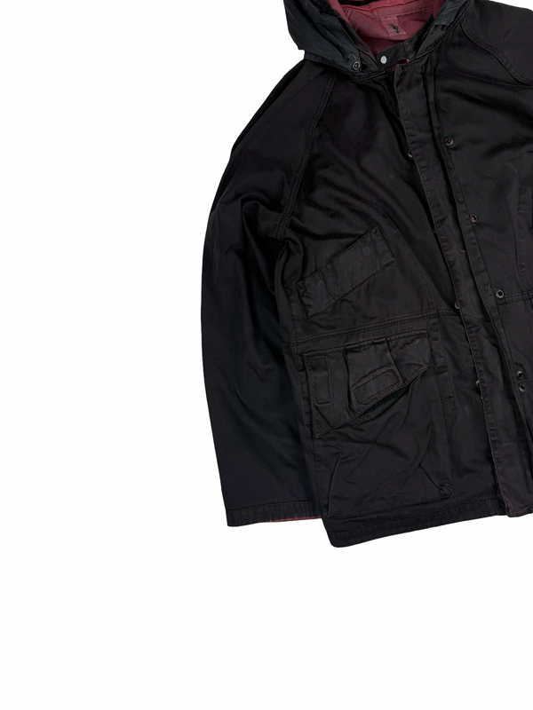 Stone Island Vintage 2003 Lino Flax Dutch Rope Dual Layer Reversable Parka Jacket - Large
