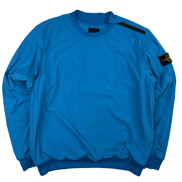 Stone Island Nike Royal Blue Comfort Tech Composite Sweatshirt - Large
