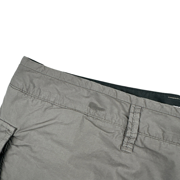 Stone Island 2024 Grey Cotton SL Cargo Shorts - 36"