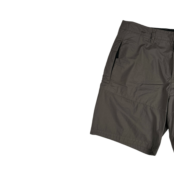 Stone Island 2024 Grey Cotton SL Cargo Shorts - 36"