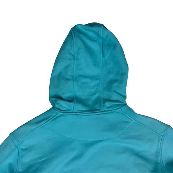 Stone Island 2023 Aqua Cotton Pullover Hoodie - Medium