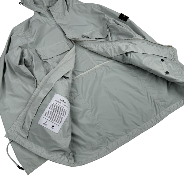 Stone Island 2017 Ice Blue David Tela Light TC Field Jacket - Large