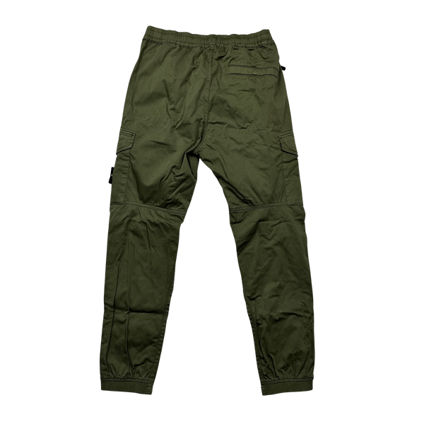 Stone Island 2019 Khaki Cargo RE T Trousers - 32"