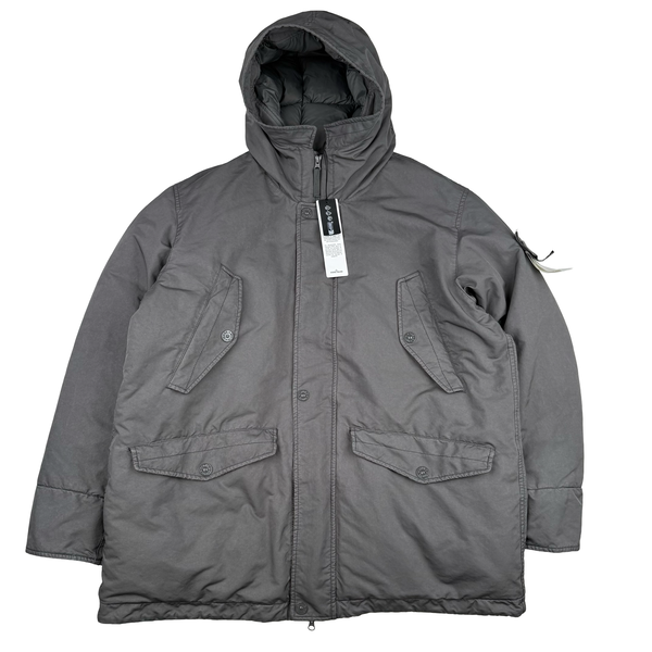 Stone Island 2025 Grey David-TC_Ghost Piece Down Filled Jacket - XXL