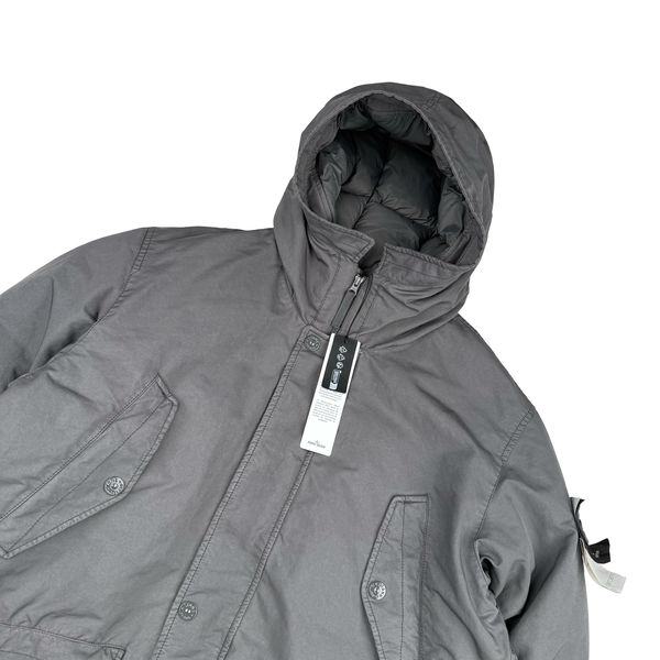 Stone Island 2025 Grey David-TC_Ghost Piece Down Filled Jacket - XXL
