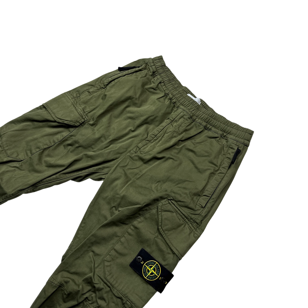 Stone Island 2019 Khaki Cargo RE T Trousers - 32"