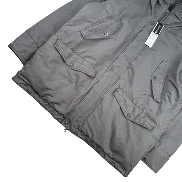 Stone Island 2025 Grey David-TC_Ghost Piece Down Filled Jacket - XXL