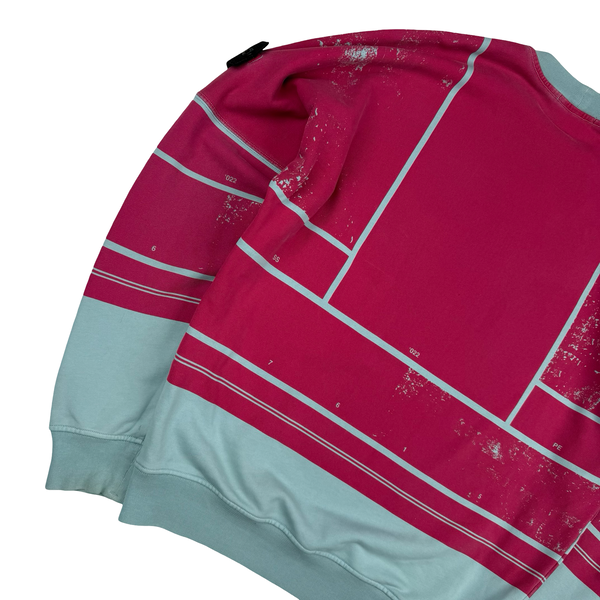 Stone Island 2022 Spellout Graphic Compass Crewneck Jumper - Large