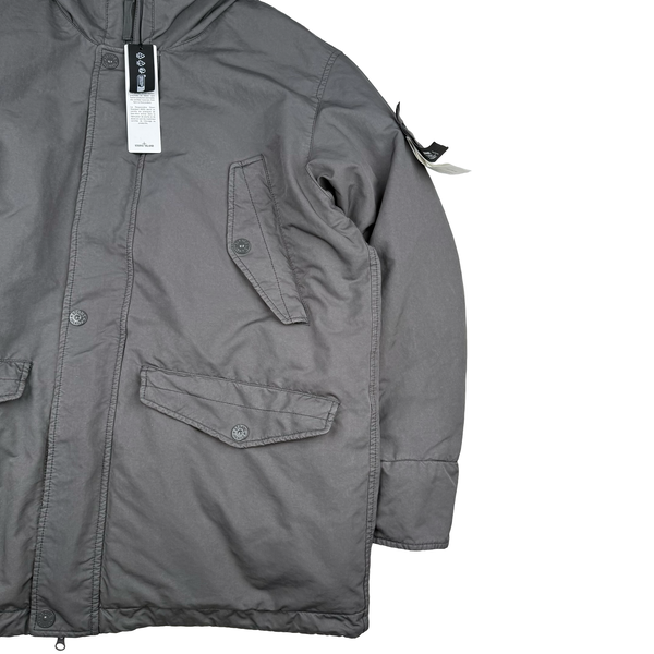 Stone Island 2025 Grey David-TC_Ghost Piece Down Filled Jacket - XXL