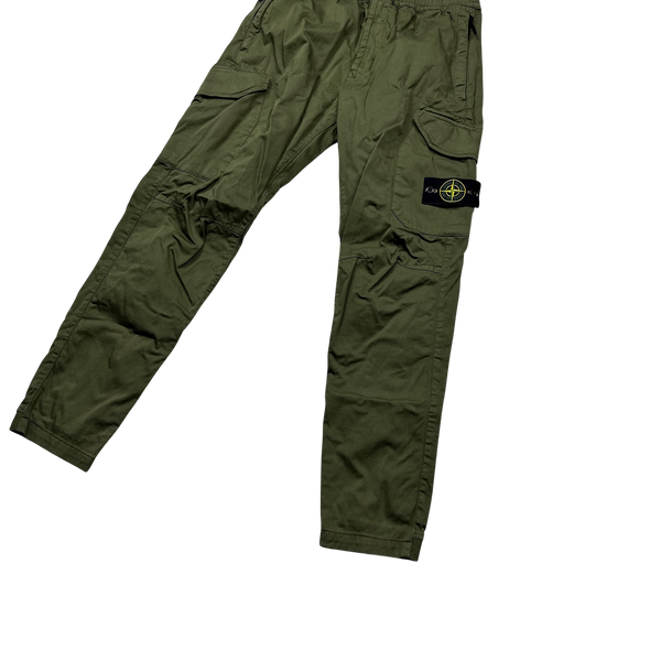 Stone Island 2019 Khaki Cargo RE T Trousers - 32"