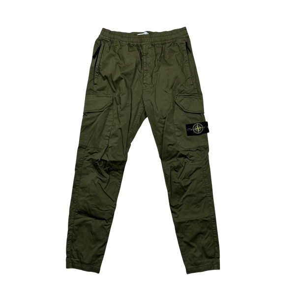 Stone Island 2019 Khaki Cargo RE T Trousers - 32"