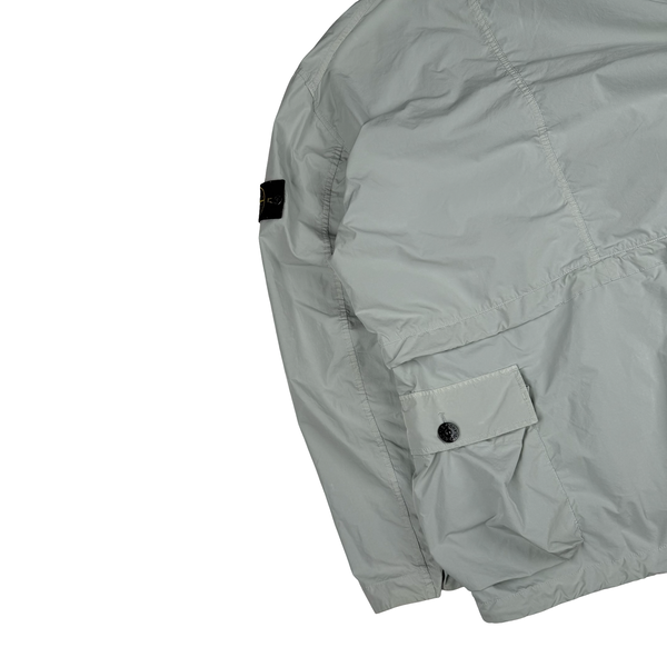 Stone Island 2017 Ice Blue David Tela Light TC Field Jacket - Large