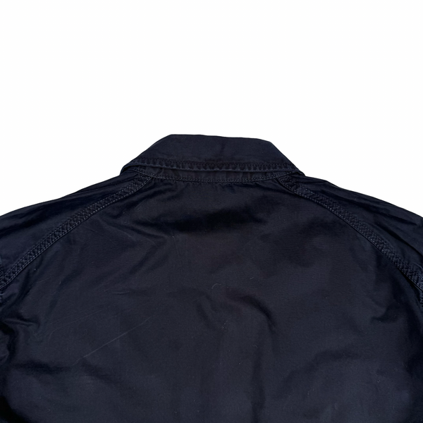 Stone Island 2017 Navy Garment Dyed Overshirt - Large