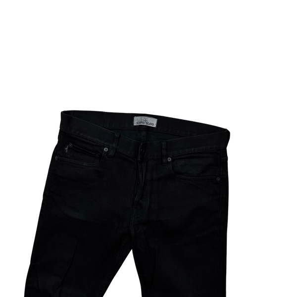 Stone Island Black Slim Fit Jeans - 30"