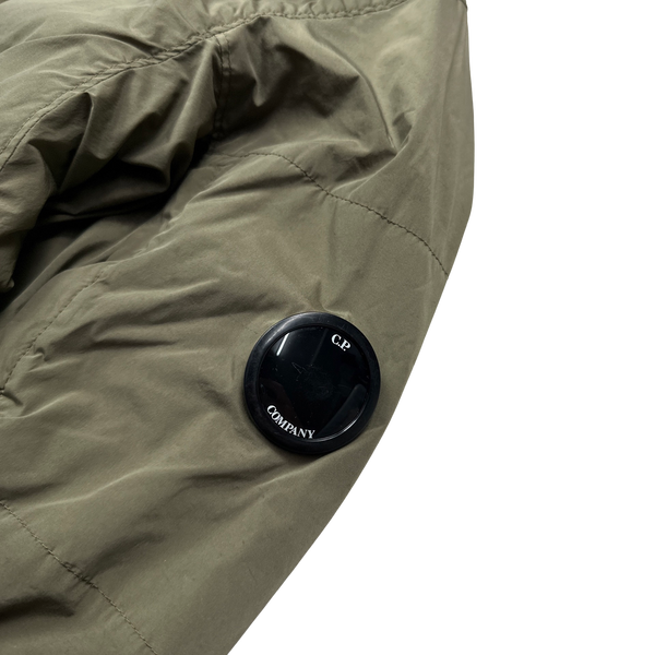 CP Company Olive Green Nycra Parka Jacket - Medium