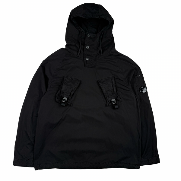 CP Company Black Pullover Cotton Smock Jacket - XL
