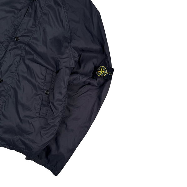 Stone Island Vintage 2004 Double Layer Navy/Orange Wool/ Nylon Windbreaker Jacket - Medium