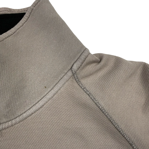 Stone Island 2009 Bisque Quarter Zip and Button Pullover Jumper - XL