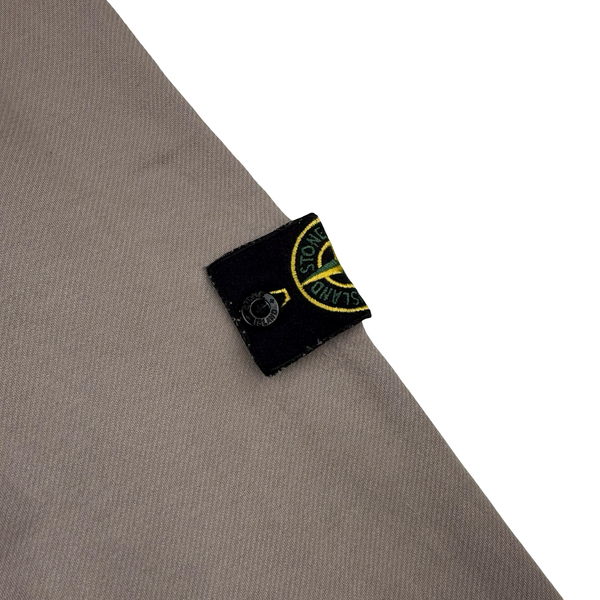 Stone Island 2009 Bisque Quarter Zip and Button Pullover Jumper - XL