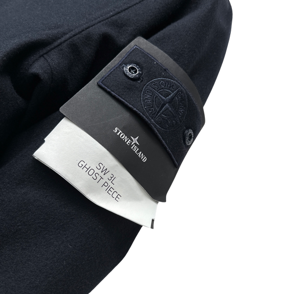 Stone Island Navy SW 3L Ghost Down Lined Jacket - Large