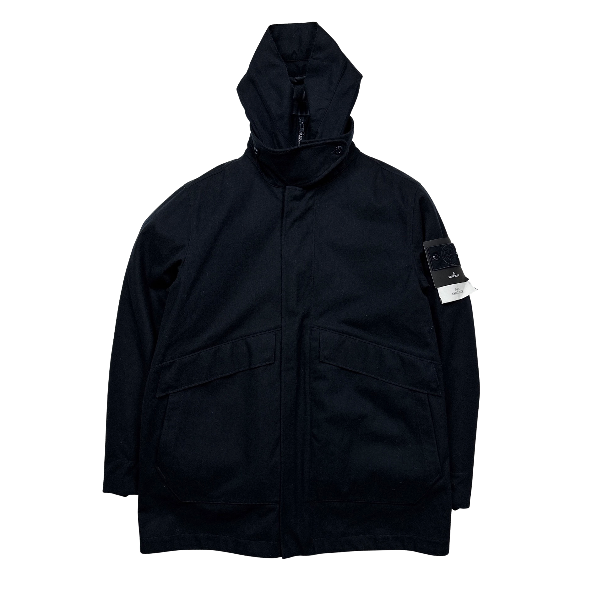 Stone Island Navy SW 3L Ghost Down Lined Jacket - Large