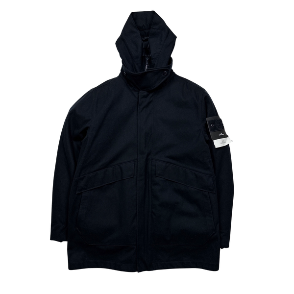 Stone Island Navy SW 3L Ghost Down Lined Jacket - Large