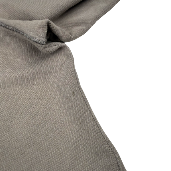 Stone Island 2009 Bisque Quarter Zip and Button Pullover Jumper - XL