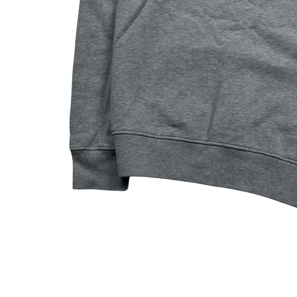 Stone Island 2019 Light Grey Cotton Crewneck - Small