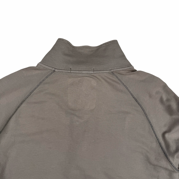 Stone Island 2009 Bisque Quarter Zip and Button Pullover Jumper - XL