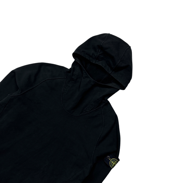Stone Island 2019 Black Pullover Hoodie - Small
