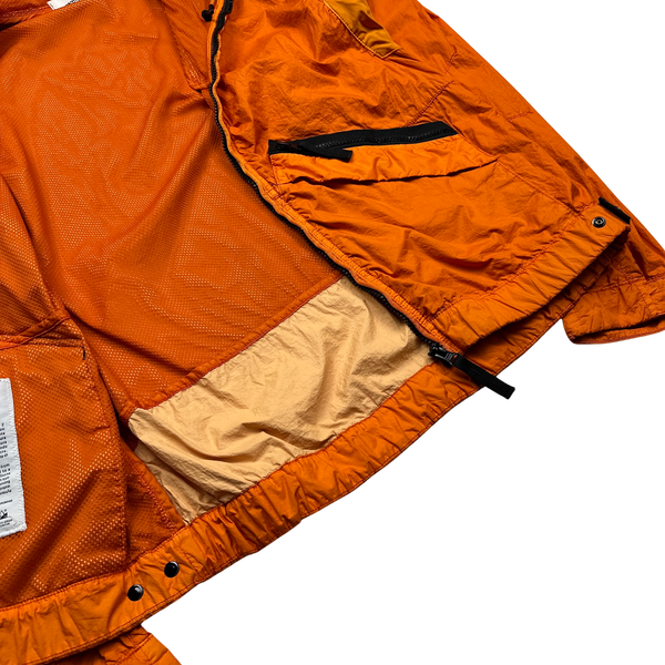 Stone Island 2012 Orange Membrana TC Hooded Jacket - Medium
