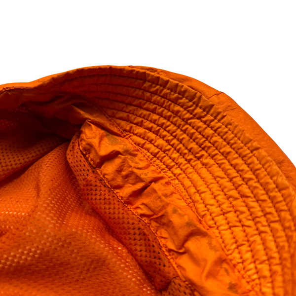 Stone Island 2012 Orange Membrana TC Hooded Jacket - Medium