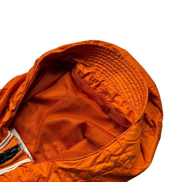 Stone Island 2012 Orange Membrana TC Hooded Jacket - Medium