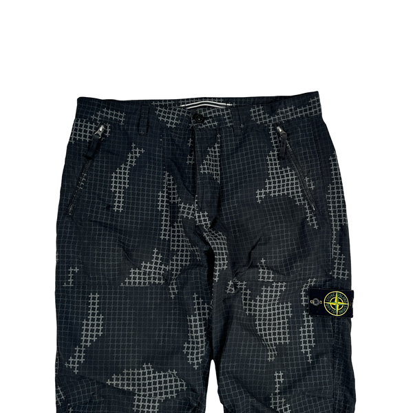 Stone Island 2017 Digital Camo Reflective Type Re-T fit cargo trousers  - Medium
