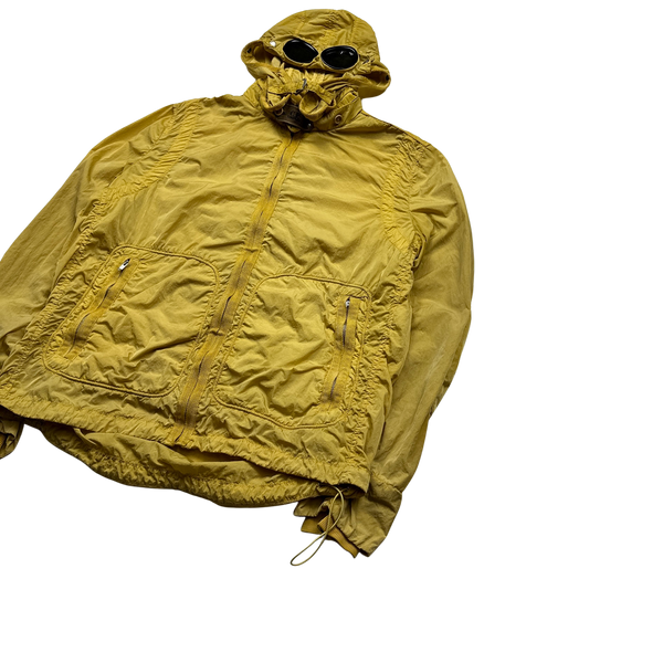 CP Company Yellow Nylon Metal Goggle Jacket - 3XL