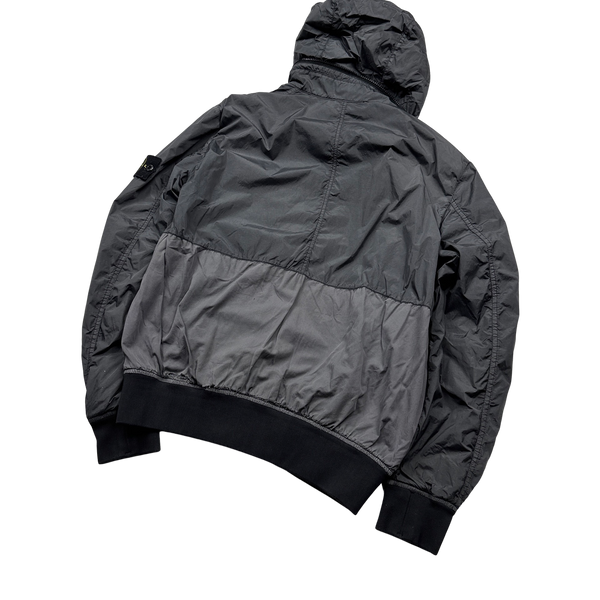 Stone Island 2016 Grey Garment Dyed Crinkle Reps Jacket - Medium
