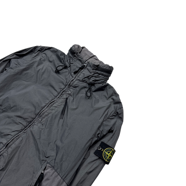 Stone Island 2016 Grey Garment Dyed Crinkle Reps Jacket - Medium