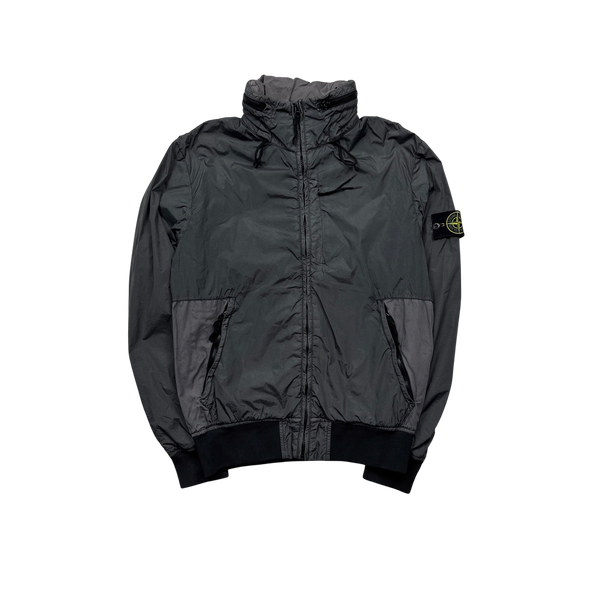 Stone Island 2016 Grey Garment Dyed Crinkle Reps Jacket - Medium