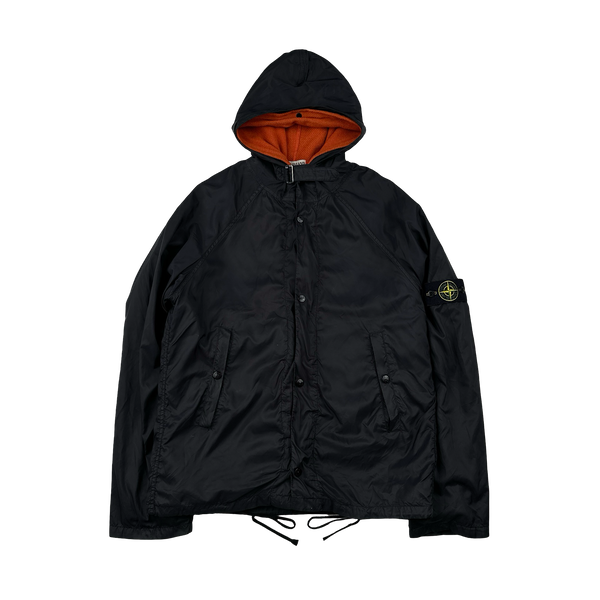 Stone Island 2004 Navy/Orange Liner Nylon Windbreaker Jacket - Medium