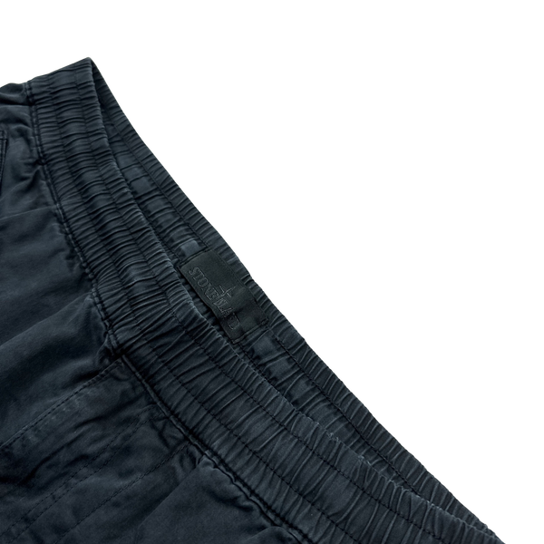 Stone Island 2020 Black Ghost Cotton Trousers - 34"