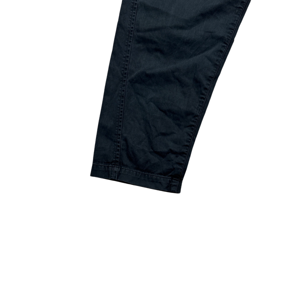 Stone Island 2020 Black Ghost Cotton Trousers - 34"