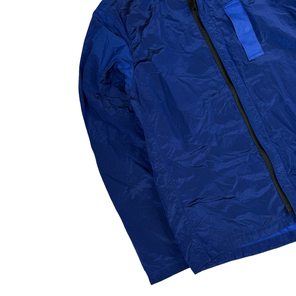 Stone Island 2017 Blue Nylon Metal Shimmer Overshirt - Medium