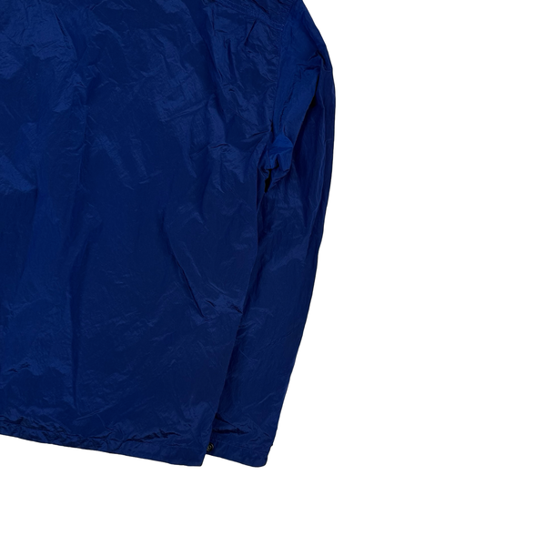 Stone Island 2017 Blue Nylon Metal Shimmer Overshirt - Medium