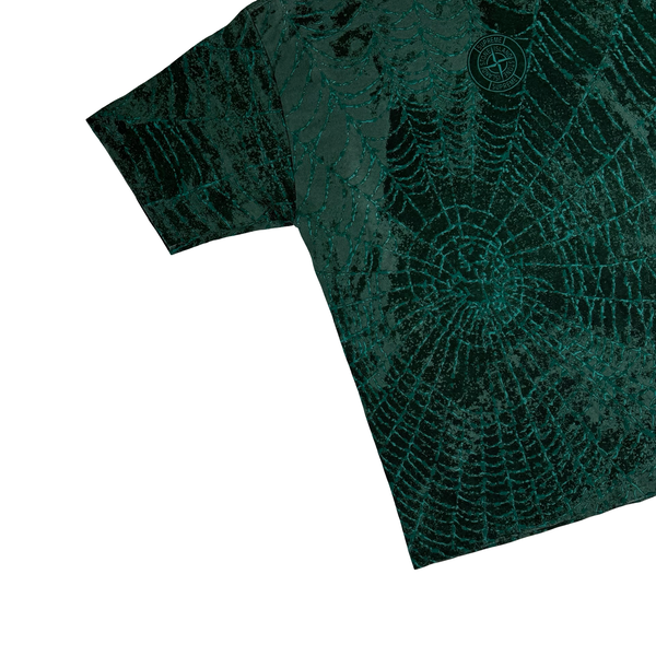 Stone Island x Supreme 2023 Green Spiderweb T Shirt - Large
